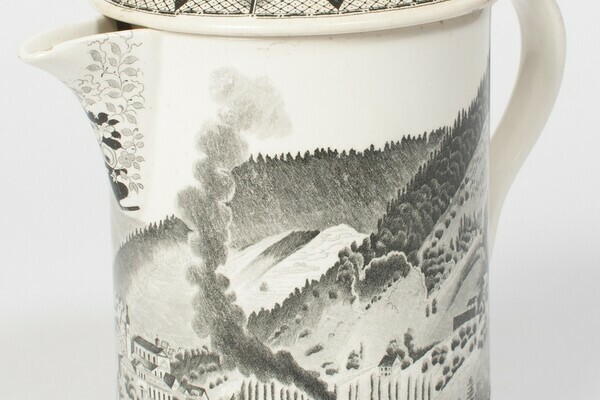 Steingut Fabrikansicht 1845 Bildnachweis: Stadtmuseum Schramberg Steingut Fabrikansicht 1845 Bildnachweis: Stadtmuseum Schramberg